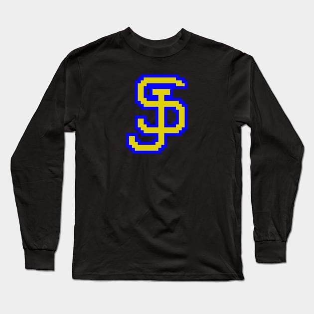 8-bit SJSU Long Sleeve T-Shirt by RetroRaider